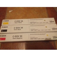 Canon C-EXV 34 Toner (Yellow, Black, Magenta)
